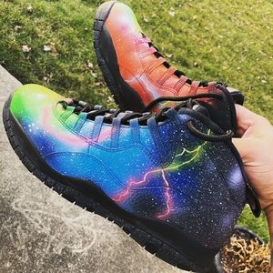 Jordan, Shoes, Custom Galaxy Custom Read Desc